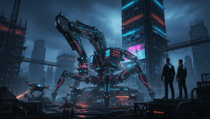 Monumental construction robotics