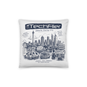 Cotton pillow: "Jakarta Startup City