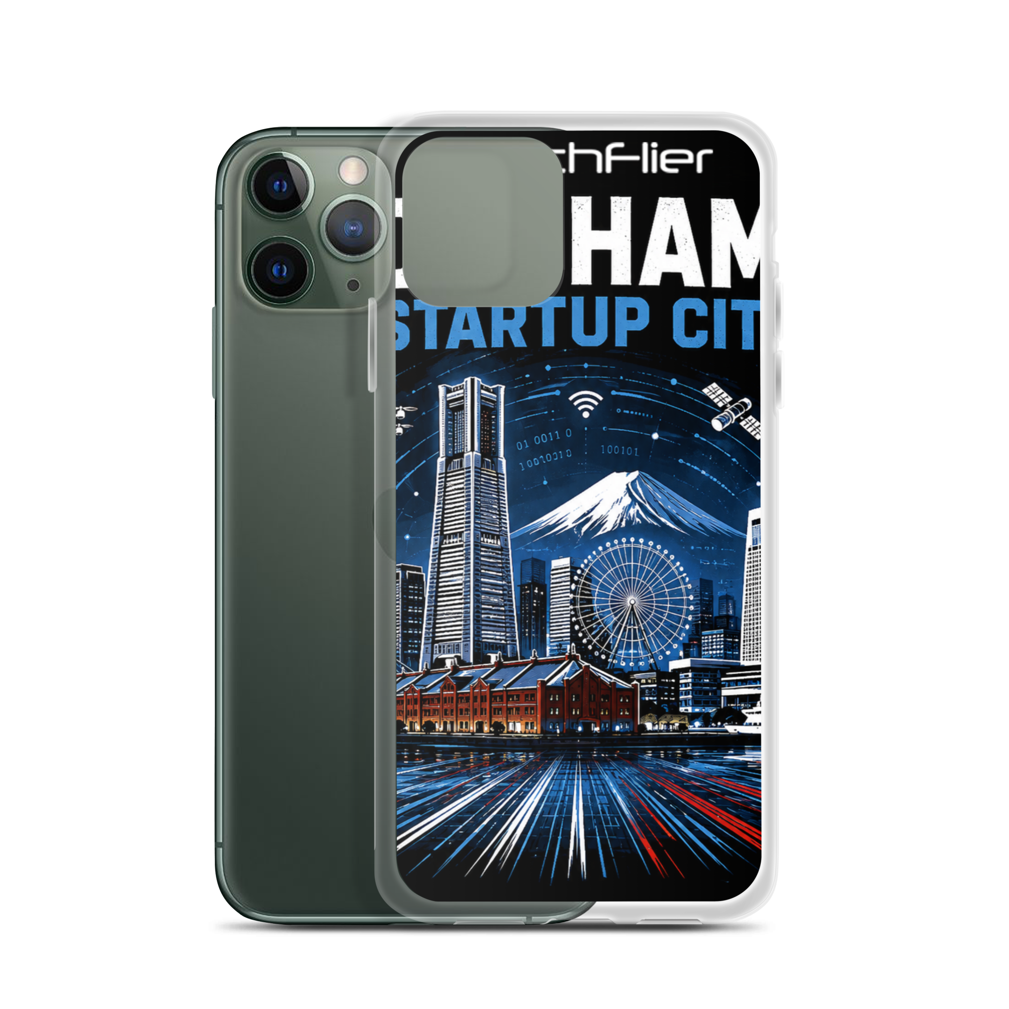 Clear Case for iPhone®: "Yokohama Startup City"