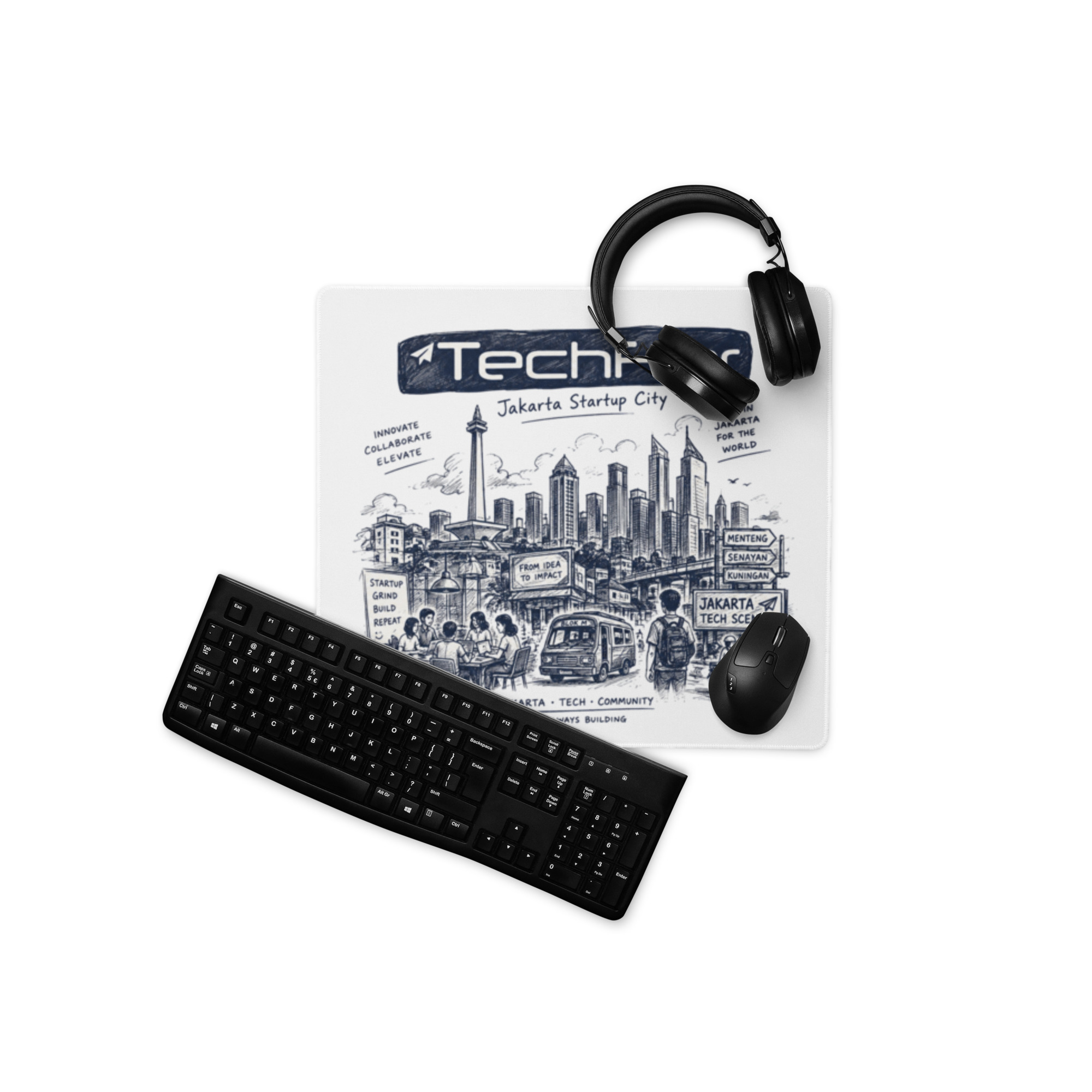 Gaming mouse pad: "Jakarta Startup City" - Image 4