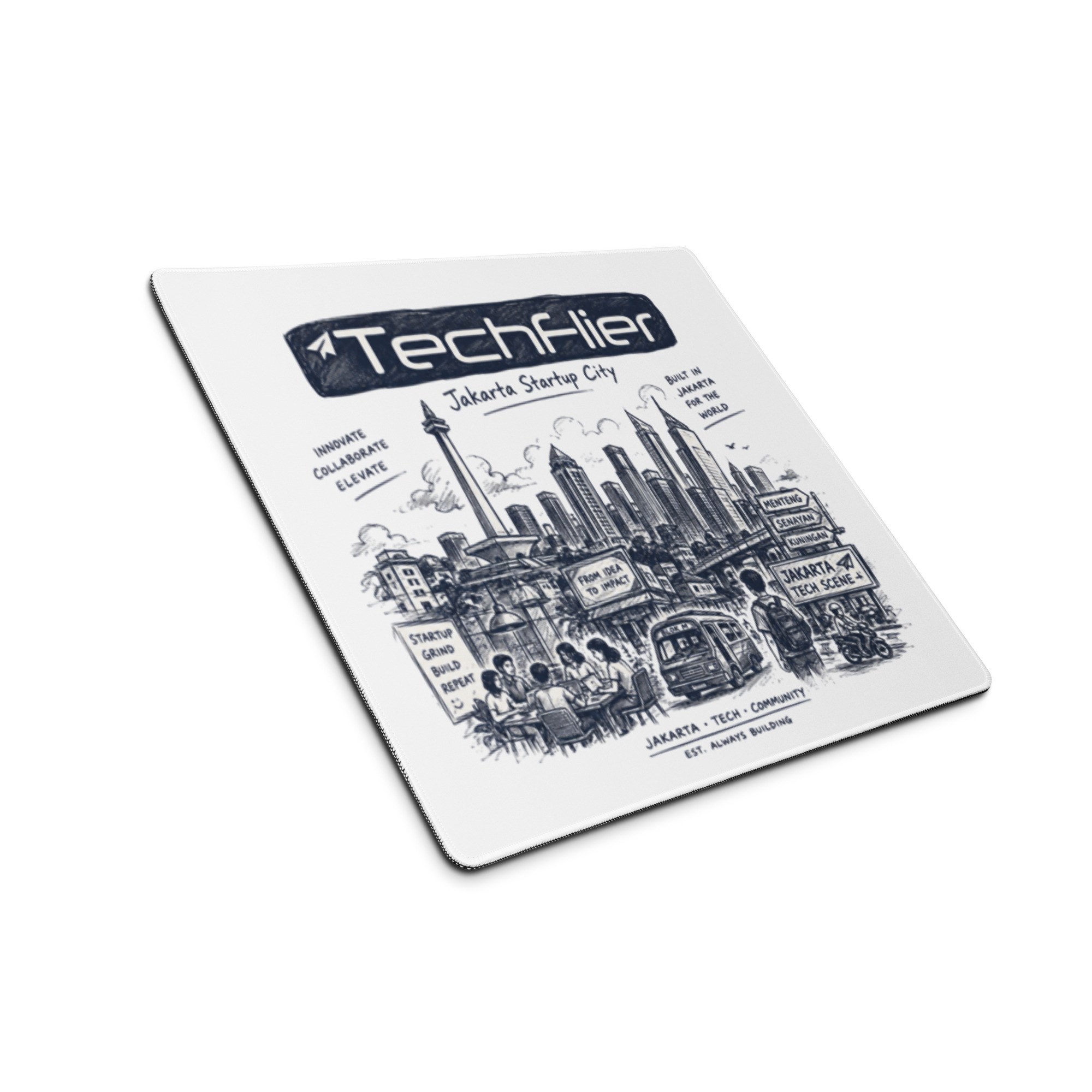 Gaming mouse pad: "Jakarta Startup City" - Image 3