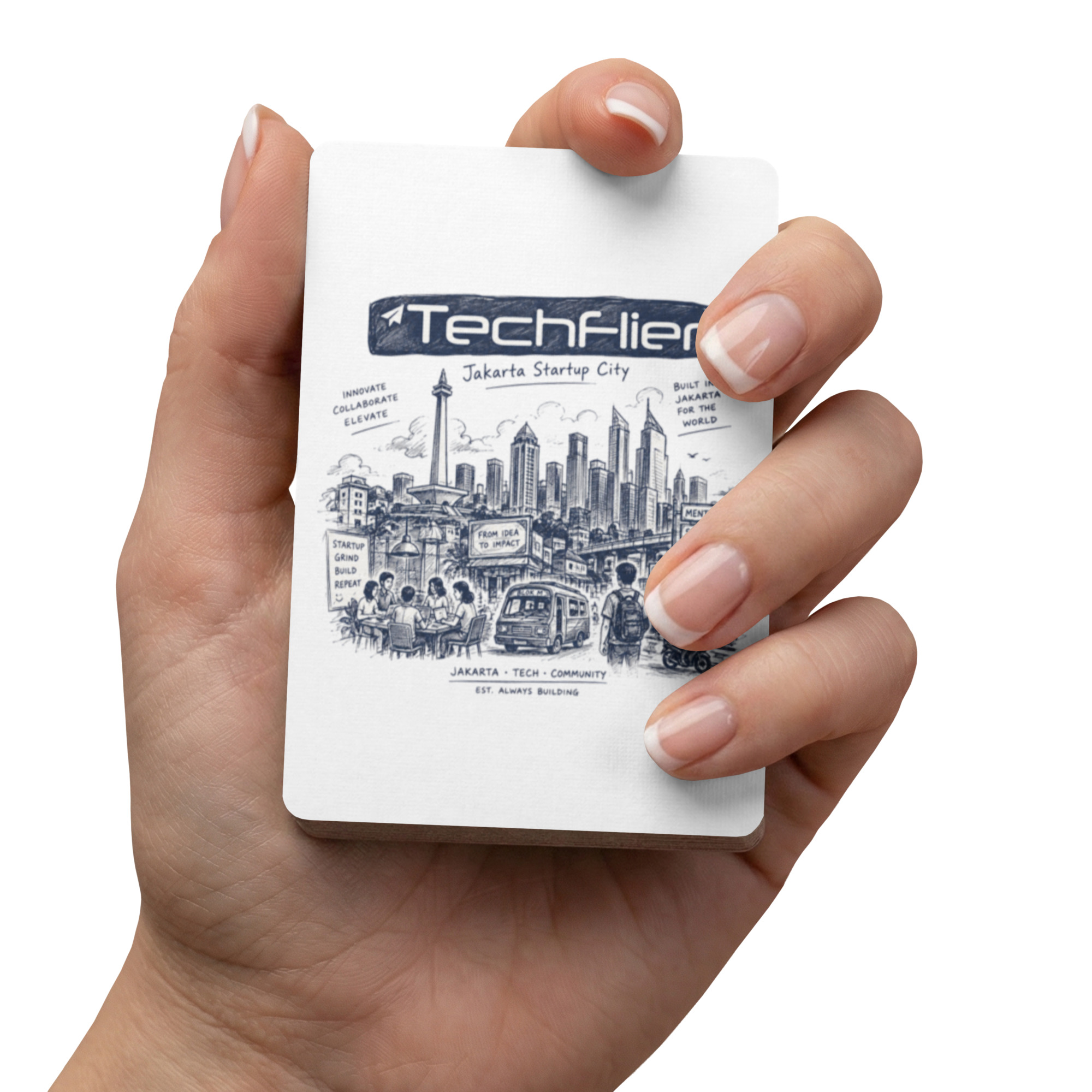 Poker playing cards: "Jakarta Startup City" - Image 3